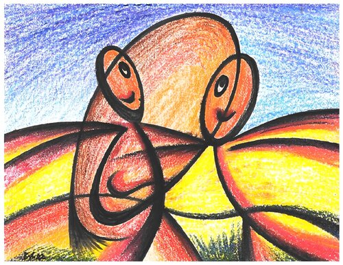 2 in 1 von SAM AYAD, Malerei kaufen auf Singulart