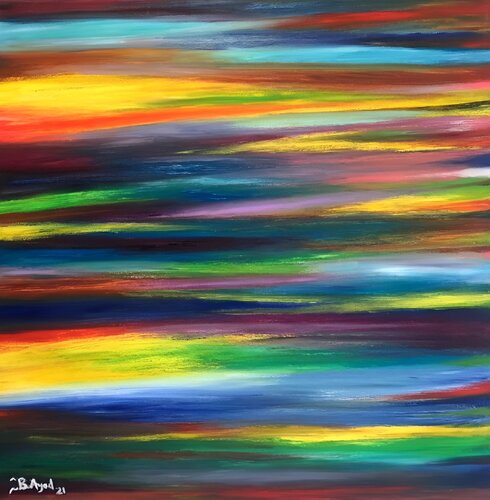 Colorful life von SAM AYAD, Malerei kaufen auf Singulart