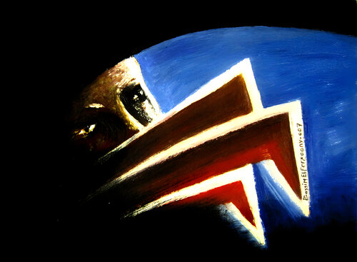 Fear moment by SAM AYAD, Painting for Sale on Singulart