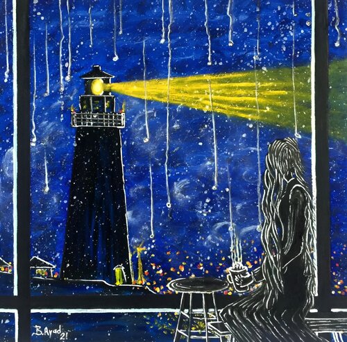 Life Waiting by SAM AYAD, Painting for Sale on Singulart