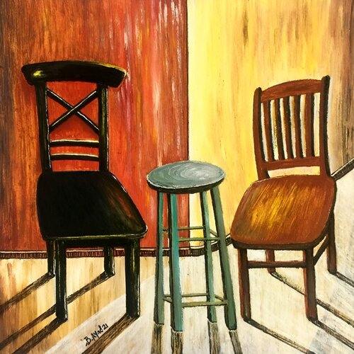 Setting for life by SAM AYAD, Painting for Sale on Singulart