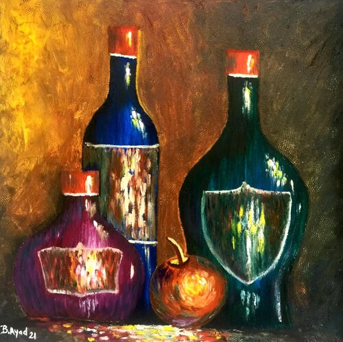 Wine s von SAM AYAD, Malerei kaufen auf Singulart