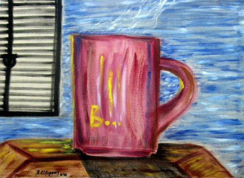 B coffee van SAM AYAD, Schilderij te koop op Singulart