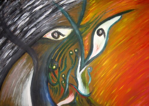 Tree in life van SAM AYAD, Schilderij te koop op Singulart