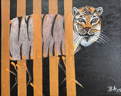 Tiger wanted di SAM AYAD, Pittura in vendita su Singulart