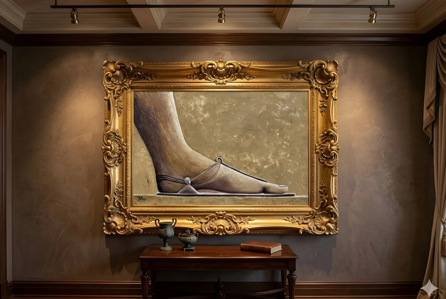 Ancient Egypt feet 4366 BC-Painting 2026 SAM AYAD