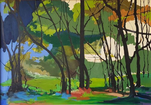Stollberg par Andreas Hornbogen, Peinture en vente sur Singulart