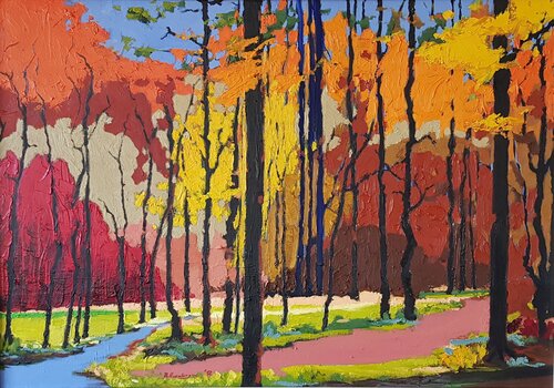 Zauberwald par Andreas Hornbogen, Peinture en vente sur Singulart