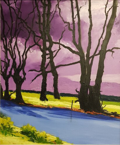 Helme par Andreas Hornbogen, Peinture en vente sur Singulart