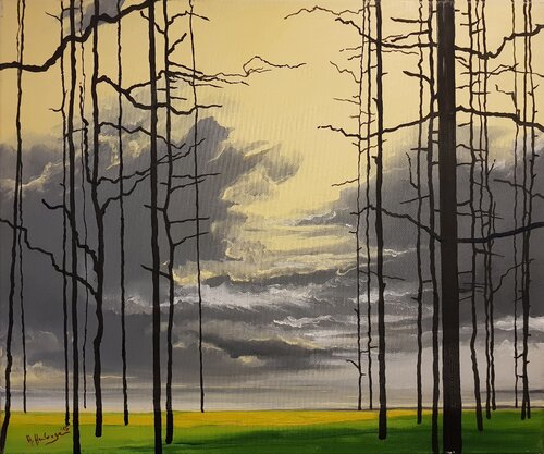 Stille Wächter de Andreas Hornbogen, Pintura a la venta en Singulart
