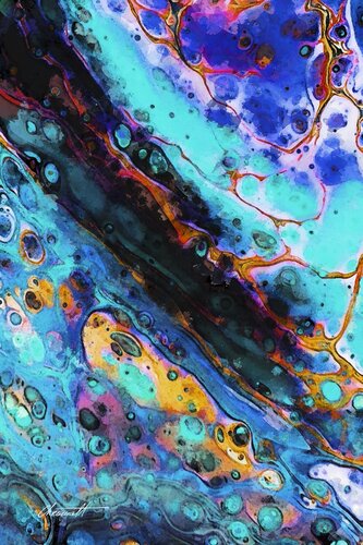 Nebula Genesis / Gallery Acrylic Display di Chromat Arcanov, Stampa in vendita su Singulart