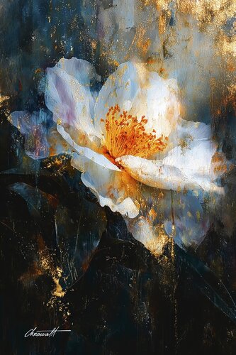 Blush Camellia / Gallery Acrylic Display by Chromat Arcanov, Print for Sale on Singulart