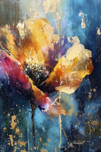 Bold Poppy / Gallery Acrylic Display by Chromat Arcanov, Print for Sale on Singulart