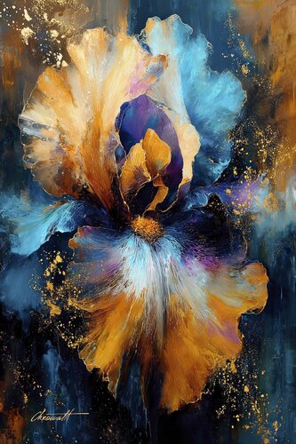 Deep Iris / Gallery Acrylic Display by Chromat Arcanov, Print for Sale on Singulart