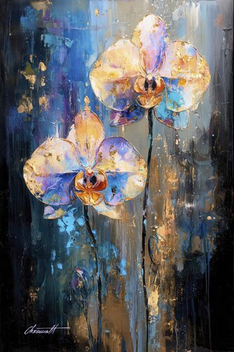 Lucid Orchid / Gallery Acrylic Display par Chromat Arcanov, Édition en vente sur Singulart