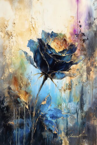 Luminous Rose / Gallery Acrylic Display de Chromat Arcanov, Impresión a la venta en Singulart