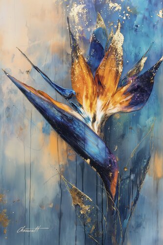 Prism Bird of Paradise / Gallery Acrylic Display by Chromat Arcanov, Print for Sale on Singulart