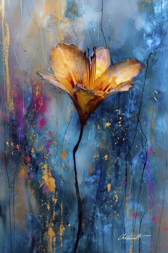 Pristine Lily / Gallery Acrylic Display by Chromat Arcanov, Print for Sale on Singulart