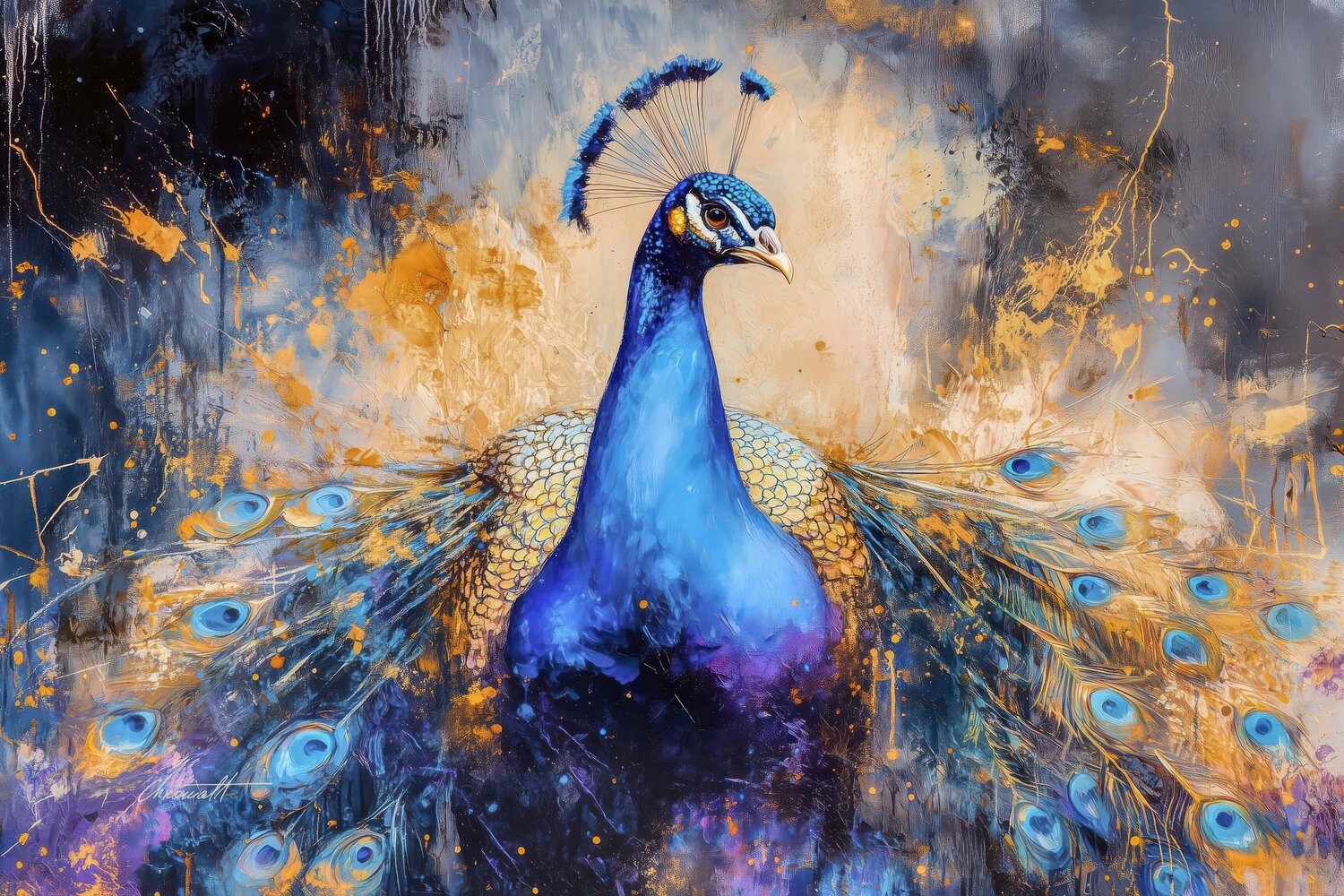 Imperial Sapphire - Peacock / Gallery Acrylic Display Chromat Arcanov
