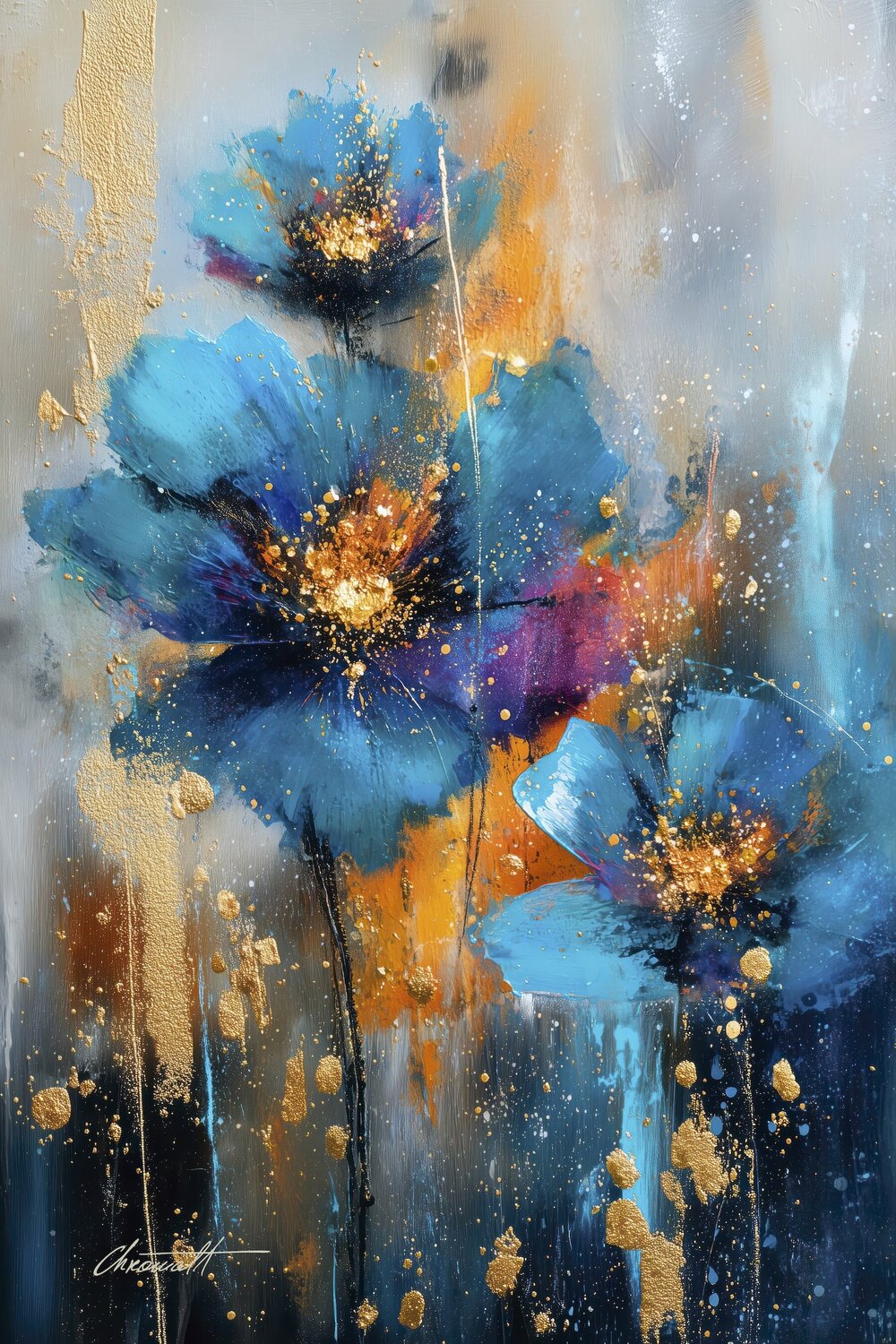 Chroma Anemone / Gallery Acrylic Display Chromat Arcanov Print for sale