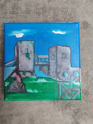 Castelli Medievali Zona2 par Maura Ullu, Peinture en vente sur Singulart