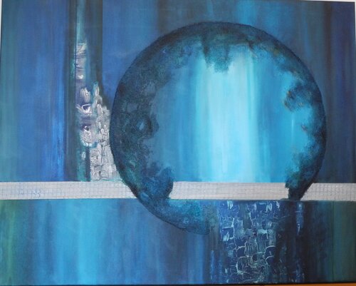 LLUNA PLENA by Xesca Perelló, Painting for Sale on Singulart