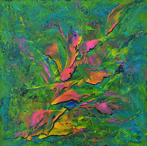 PARADISE GARDEN by Thierry Vobmann, Painting for Sale on Singulart