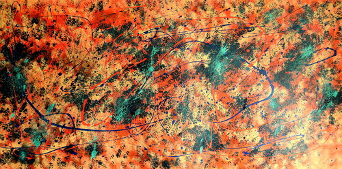 POLLOCK'S SPIRIT by Thierry Vobmann, Painting for Sale on Singulart