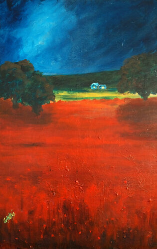 LUCES EN LA OSCURIDAD von Geles Conesa Artés, Malerei kaufen auf Singulart