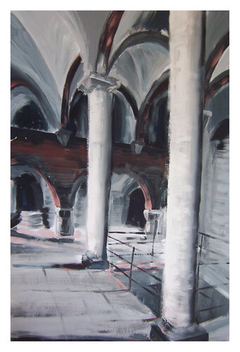 Cathedrale by Thomas Baumdicker, Painting for Sale on Singulart