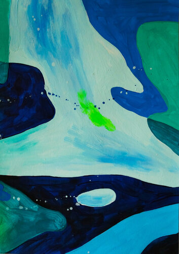 Blue 01 von Perrine Honoré, Malerei kaufen auf Singulart