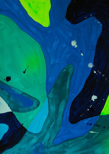 Blue 02 par Perrine Honoré, Peinture en vente sur Singulart