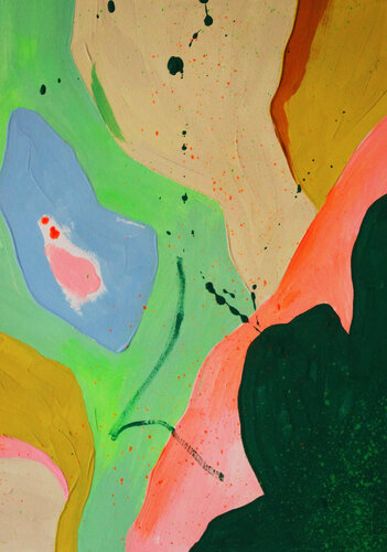 Garden 01 di Perrine Honoré, Pittura in vendita su Singulart