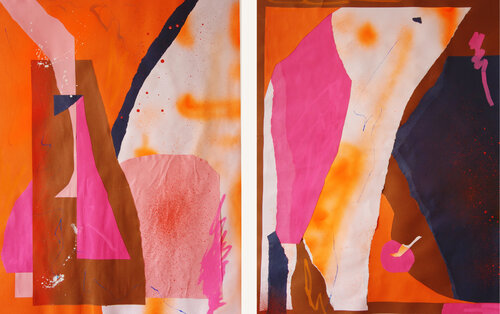 Dayly thoughts Dipthych by Perrine Honoré, Other Media for Sale on Singulart