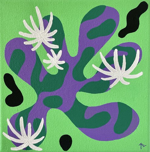 Hairy Algae van Perrine Honoré, Schilderij te koop op Singulart