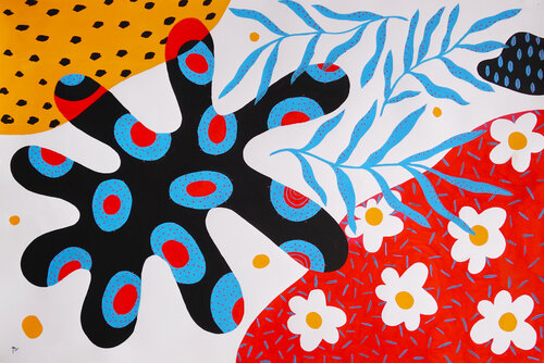 Halluciflowers von Perrine Honoré, Malerei kaufen auf Singulart