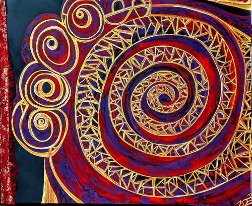 Life Lines van Katharina Eisenberg – Kunst und Klartext, Schilderij te koop op Singulart