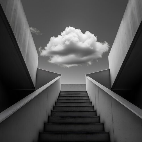 Clouds Wander de Ahmed Kamel, Digital a la venta en Singulart