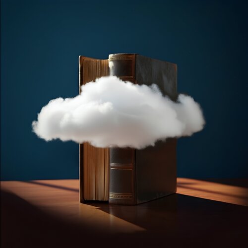 Clouds Wander-Book van Ahmed Kamel, Digitaal te koop op Singulart