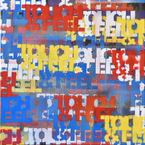 Exarcheia 06 Touch&Feel van Steit Slings, Schilderij te koop op Singulart