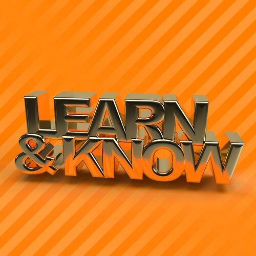 Senses Gradients Learn & Know - Orange van Steit Slings, Digitaal te koop op Singulart