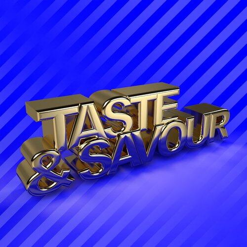 Senses Gradients Taste & Savour - Blue van Steit Slings, Digitaal te koop op Singulart