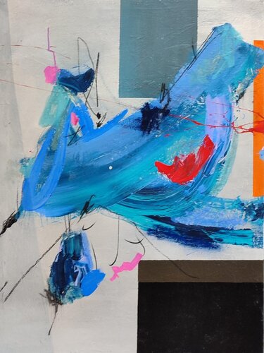 TORNADO van Lu Gorrizt, Schilderij te koop op Singulart