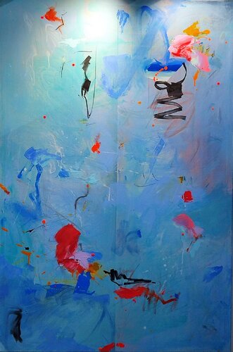 MOVIMIENTO EN PAUSA van Lu Gorrizt, Schilderij te koop op Singulart