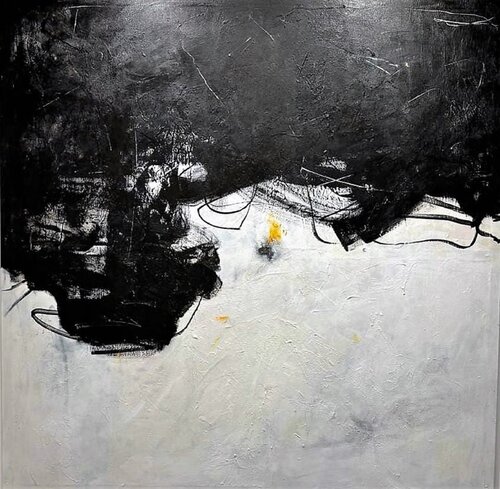 BLANCO A NEGRO van Lu Gorrizt, Schilderij te koop op Singulart