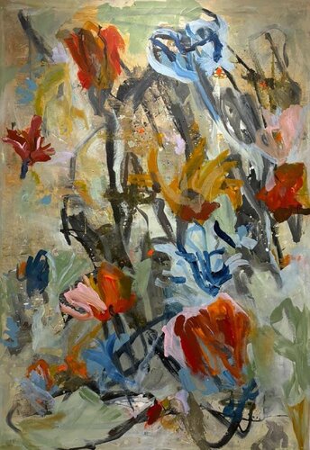AUTUMN van Lu Gorrizt, Schilderij te koop op Singulart