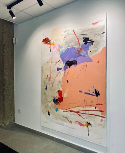 MIDNIGHT FRAGMENTS van Lu Gorrizt, Schilderij te koop op Singulart