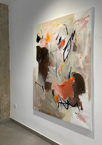 LADY AND THE TRAMP van Lu Gorrizt, Schilderij te koop op Singulart