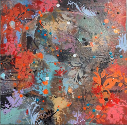 FLOWERS ROB 444 de Lu Gorrizt, Pintura a la venta en Singulart