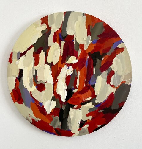 KALEIDOSCOPE/Round abstract painting van Ana Saut, Schilderij te koop op Singulart